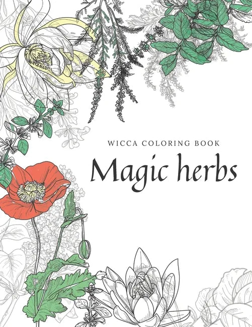 Magic herbs: Wicca coloring book - Paperback