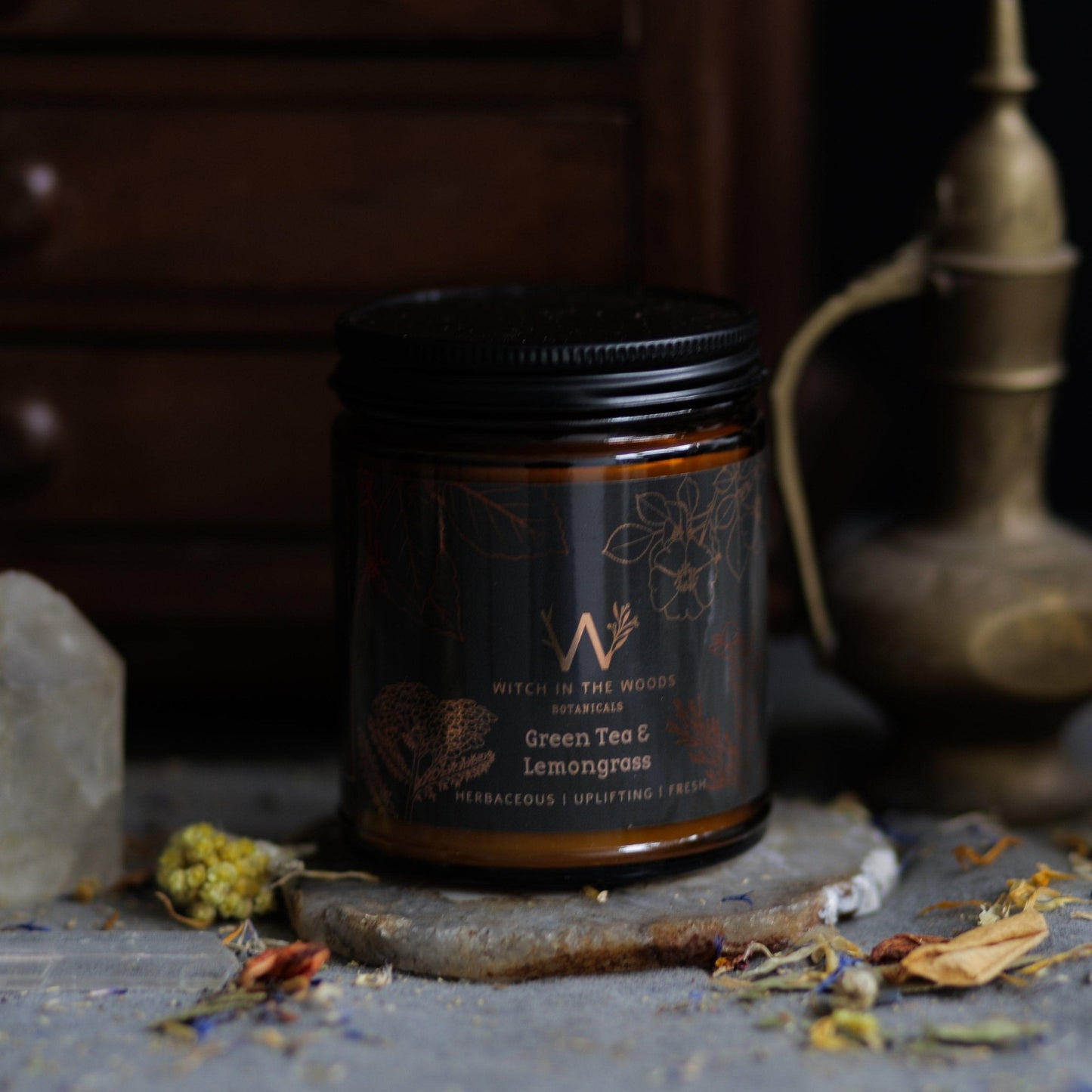 Green Tea + Lemongrass Candle