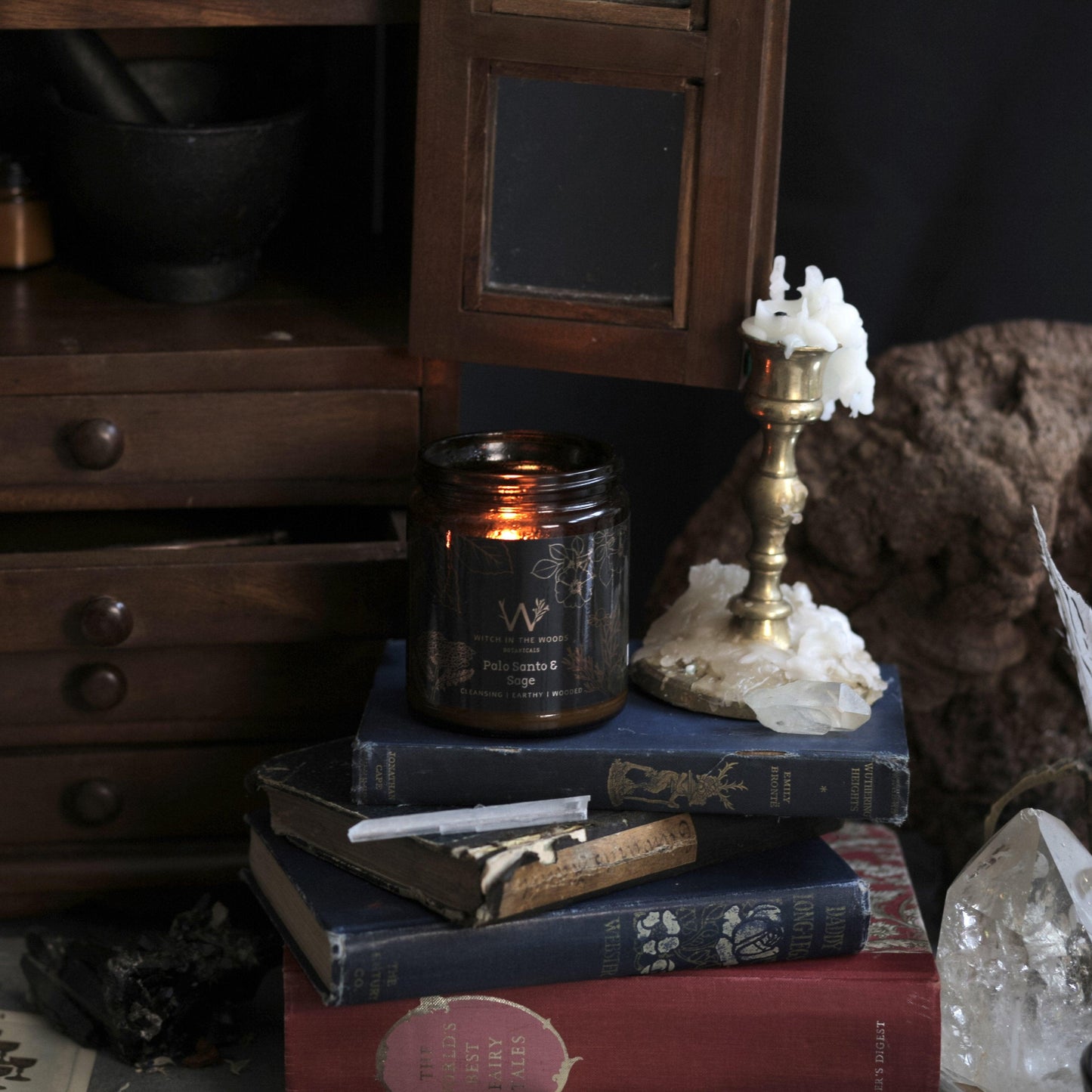 Palo Santo + Sage Candle