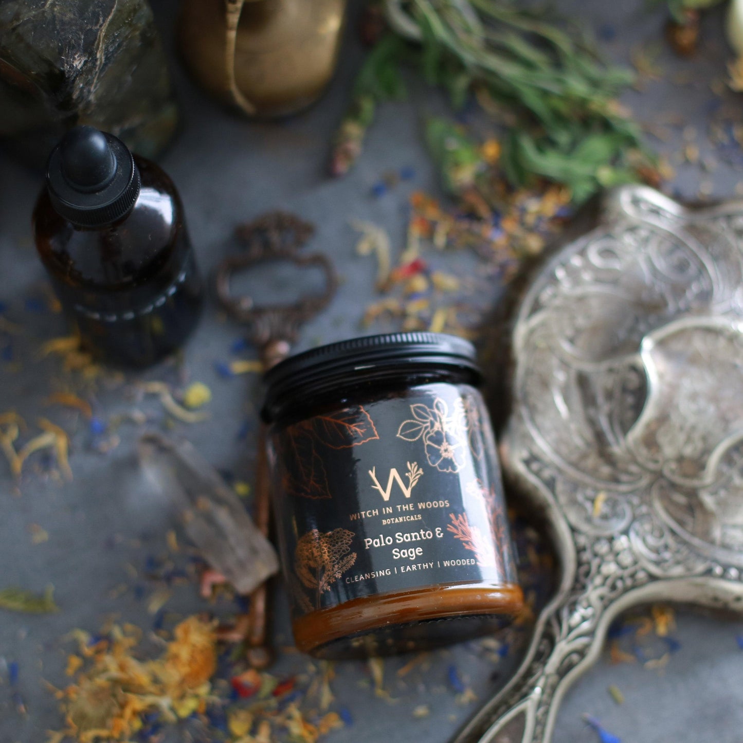 Palo Santo + Sage Candle