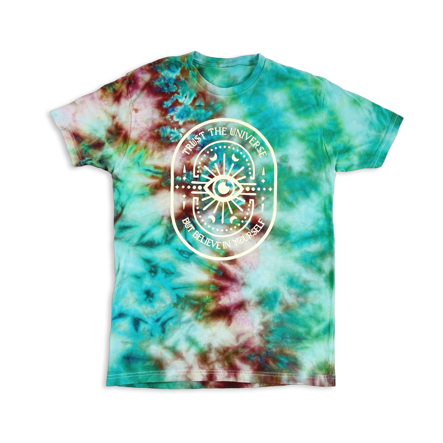 Trust the universe -Unisex Tie dye T-shirt- Infused with Citrine